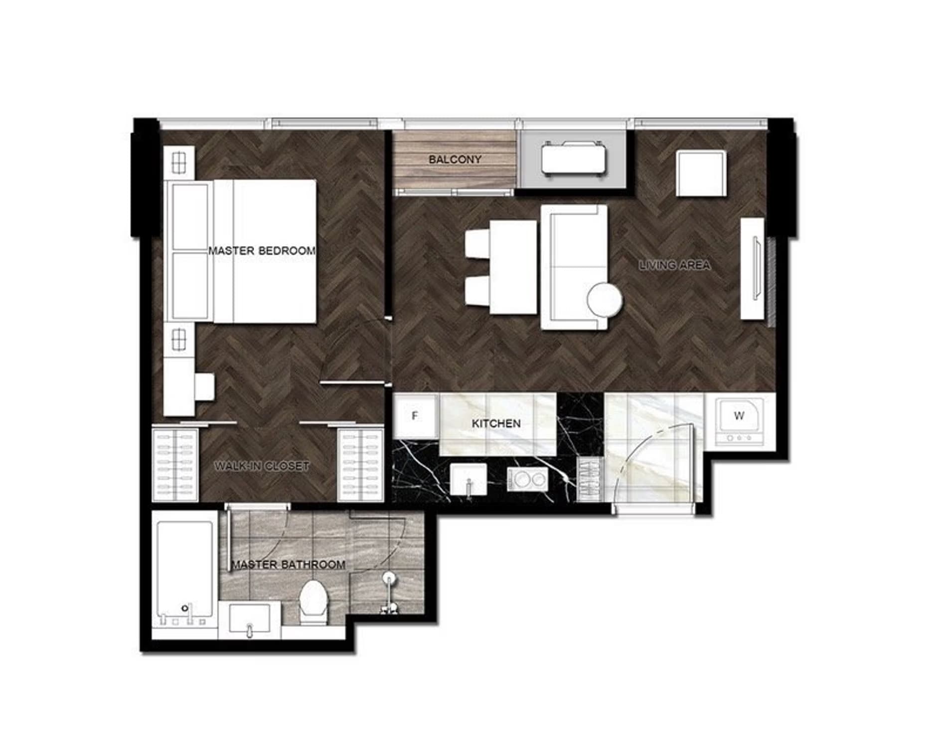 1 Bed Condo for Rent in Khlong Toei - Image 4 1 Bed Condo for Rent in Khlong Toei - Image 4